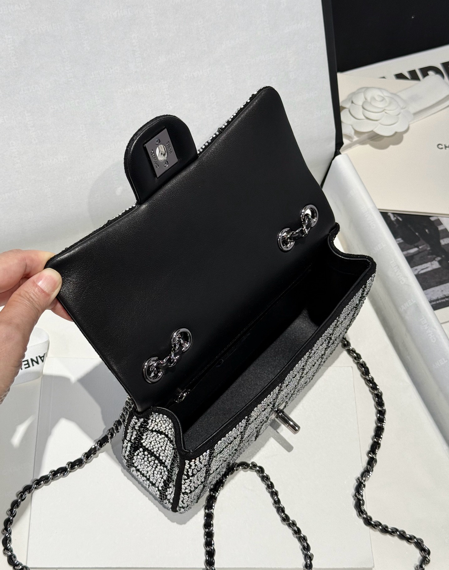 CHANEL Evening bag Strass