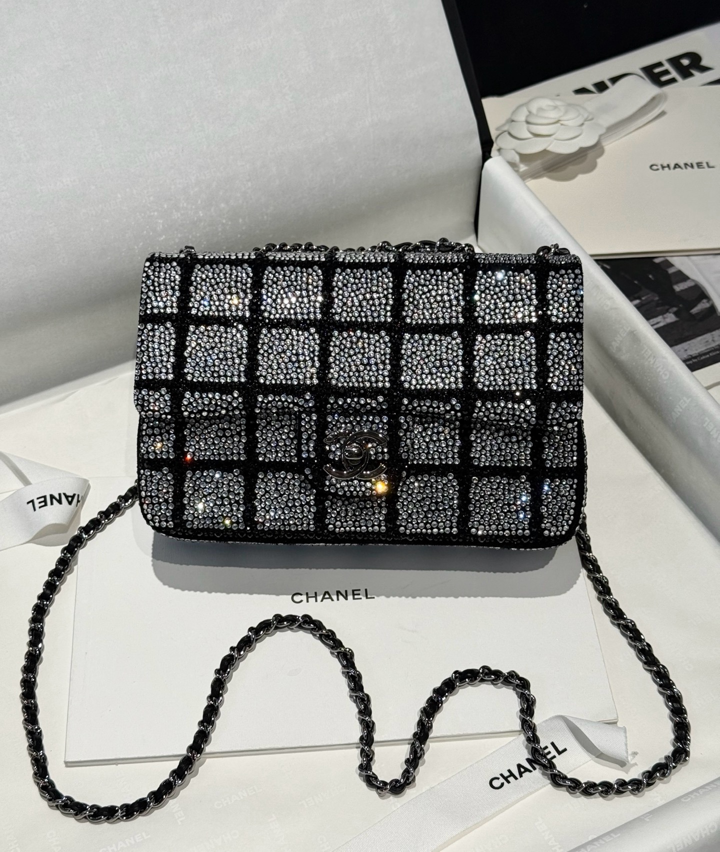 CHANEL Evening bag Strass