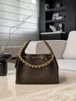 CHANEL 25 Hobo Bag Suede Brown