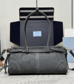 Prada Bonnie medium suede handbag