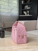 CHANEL 25A Hobo Bag Caviar leather-Pink