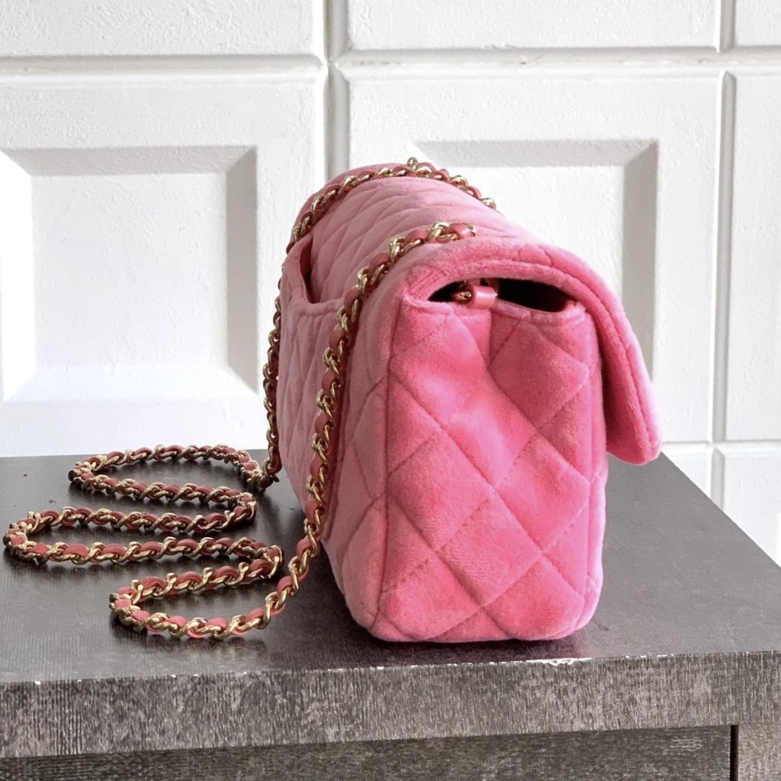 CHANEL 25B Classic Flap with Mini Rectangular Ball & Diamond Lock