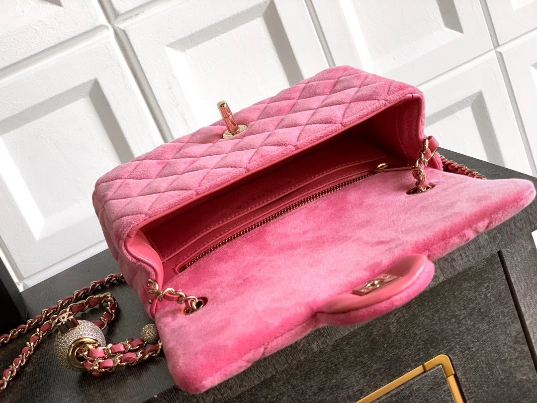 CHANEL 25B Classic Flap with Mini Rectangular Ball & Diamond Lock