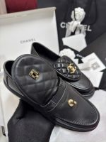 CHANEL Lambskin Quilted CC Turnlock Loafers