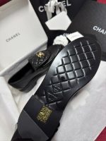 CHANEL Lambskin Quilted CC Turnlock Loafers