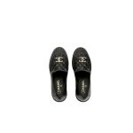 CHANEL Lambskin Quilted CC Turnlock Loafers