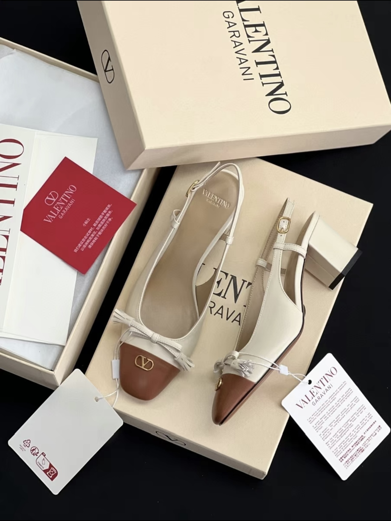 Valet Du Roi Slingback-Pumps Aus Ziegenleder