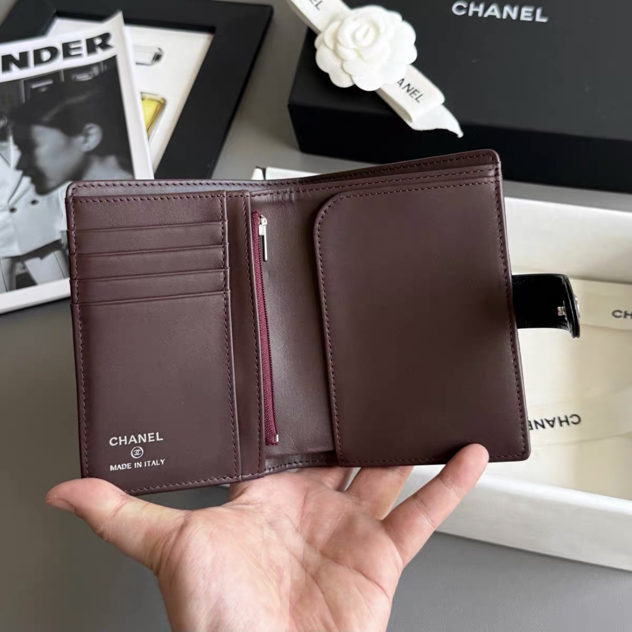 CHANEL Passport Wallet