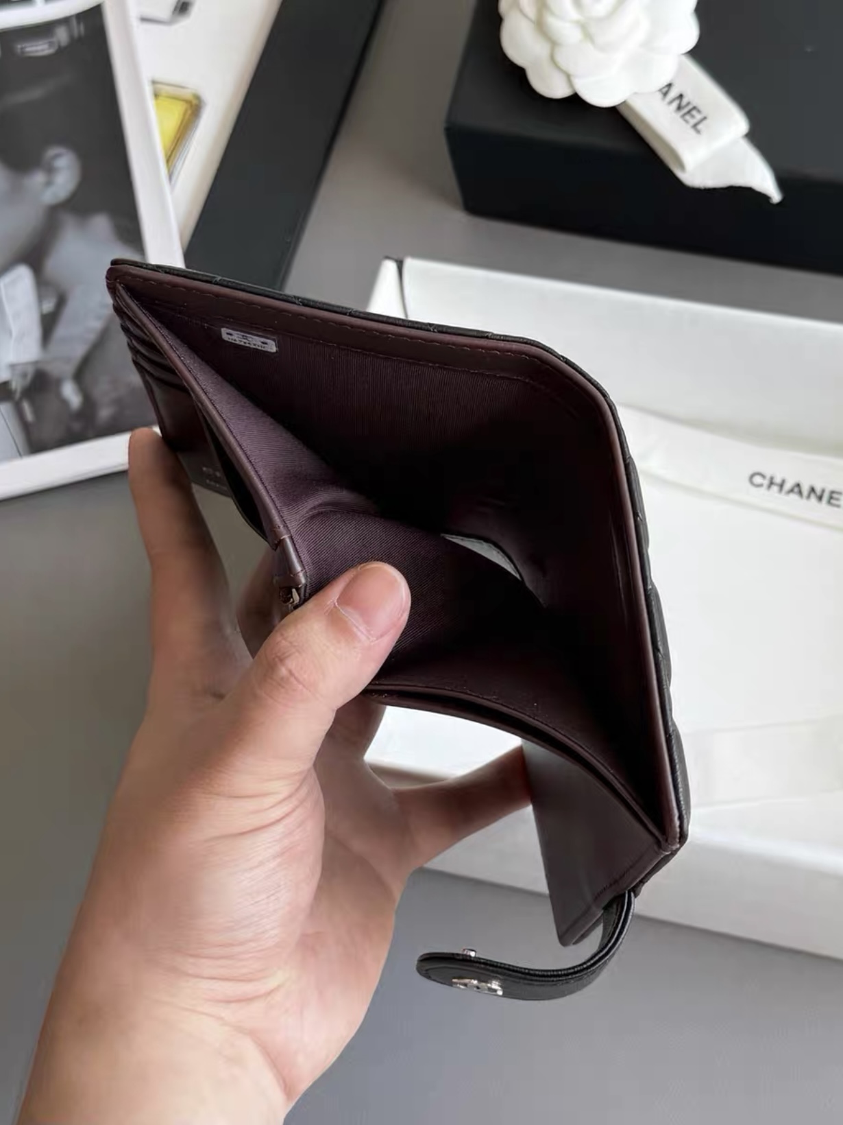 CHANEL Passport Wallet