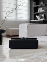 CHANEL So Black Medium Lambskin Flap Bag