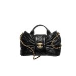 CHANEL bow bag Shiny lambskin