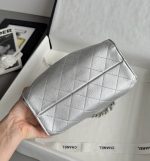 CHANEL 26C Hobobag Silver