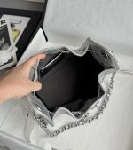 CHANEL 26C Hobobag Silver