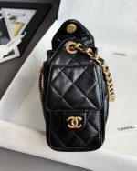 CHANEL 26C MINI Hobo Bag In Black