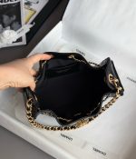 CHANEL 26C MINI Hobo Bag In Black