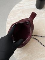 CHANEL Quilted Caviar Leather with Chain Strass Star