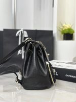 CHANEL Backpack with Coco Mark and Matelasse Caviar