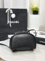CHANEL Backpack with Coco Mark and Matelasse Caviar