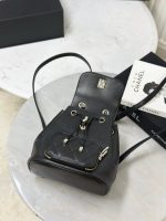 CHANEL Backpack with Coco Mark and Matelasse Caviar