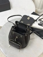 CHANEL Backpack with Coco Mark and Matelasse Caviar