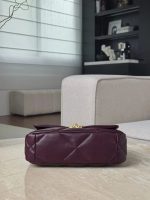 CHANEL Shiny Calfskin 19Flap bags