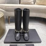 CHANEL High Boots Lambskin