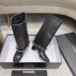 CHANEL High Boots Lambskin