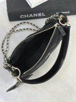 CHANEL 25N Clutch With Chain Velvet-Effect Nylon