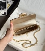 CHANEL Clutch with Chain Mirror Calfskin