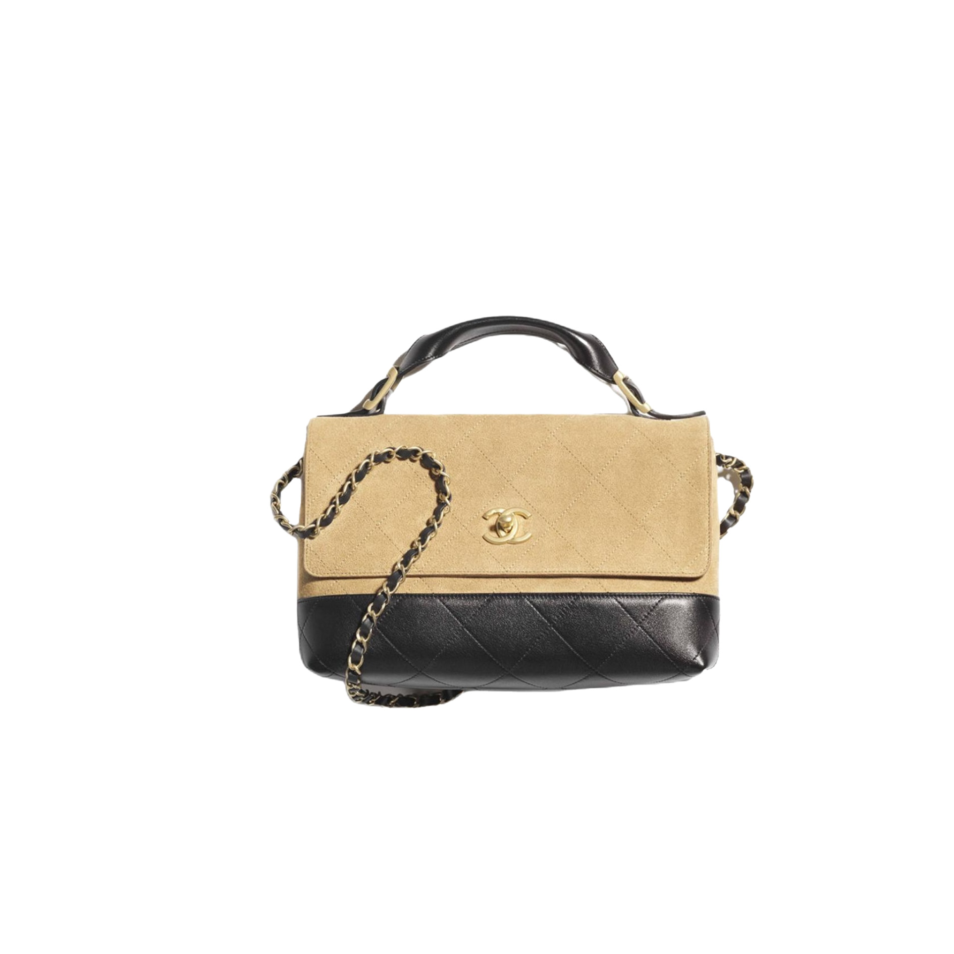 CHANEL Large Flap Bag With Top Handle