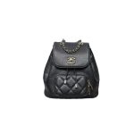 CHANEL Backpack with Coco Mark and Matelasse Caviar