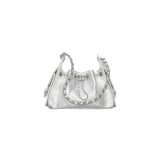 CHANEL 26C Hobobag Silver